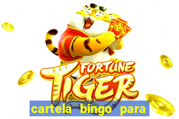 cartela bingo para cha de cozinha imprimir gratis